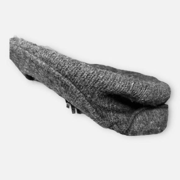 Vintage LL Bean Wool Knit Beret Gray Cabbie Hat Ivy Flat Cap Newsboy Retro USA - Picture 6 of 6